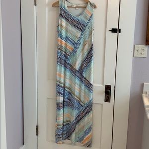 Chico’s Pebbled Waves Maxi Dress